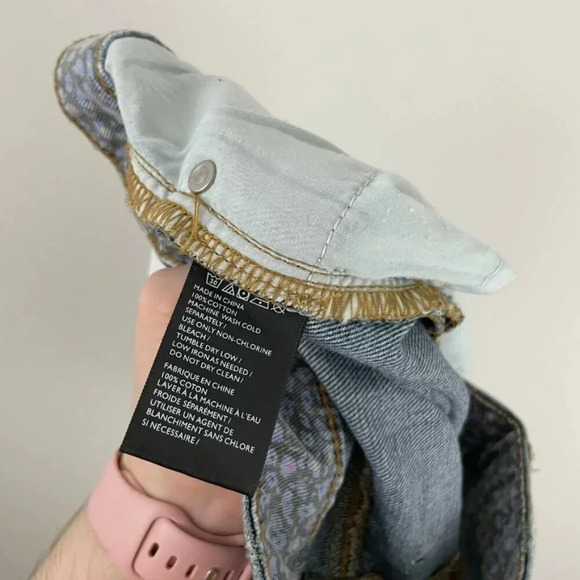 Urban Outfitters BDG Floral Patchwork Denim Mini Skirt Size Small - Picture 4 of 6